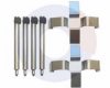 CARRAB BRAKE PARTS 2230 Accessory Kit, disc brake pads